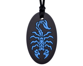 Scorpion Chew Necklace - Sensory Chewelry for Autism, ADHD (MILD CHEW)
