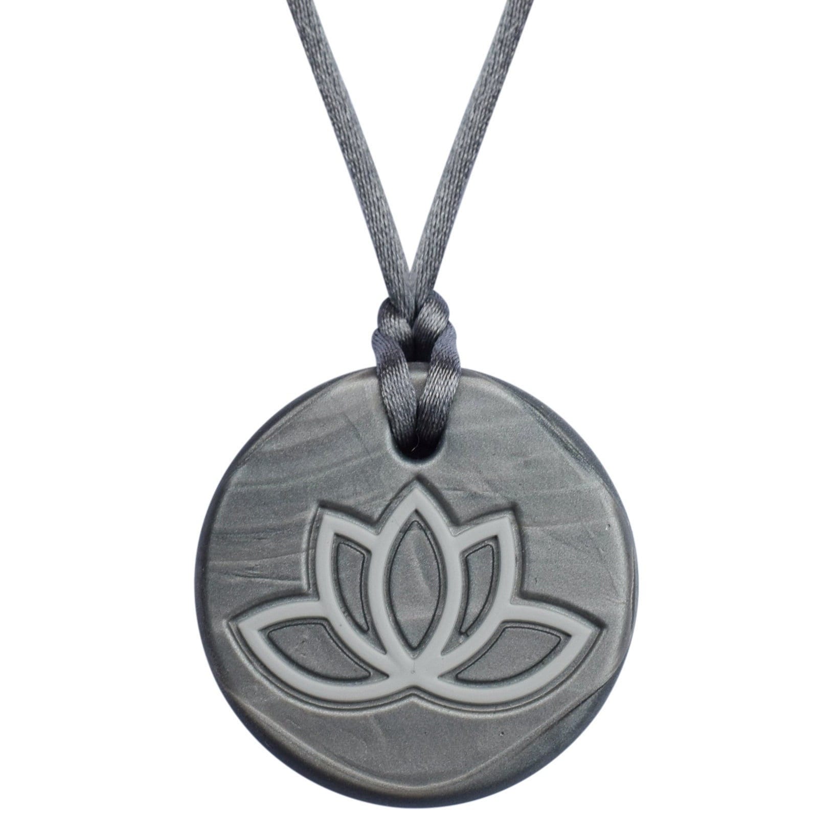Munchables Lotus Sensory Chew Necklace for Adults, Teens and Kids