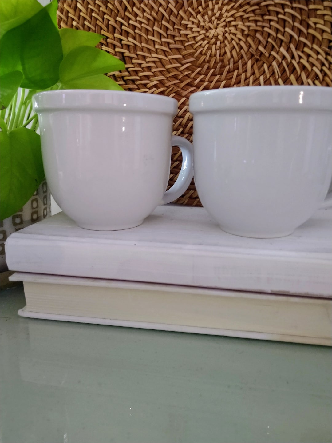 Pottery Barn Coffee Mugs Set of Two Pottery Barn Dujour Etsy