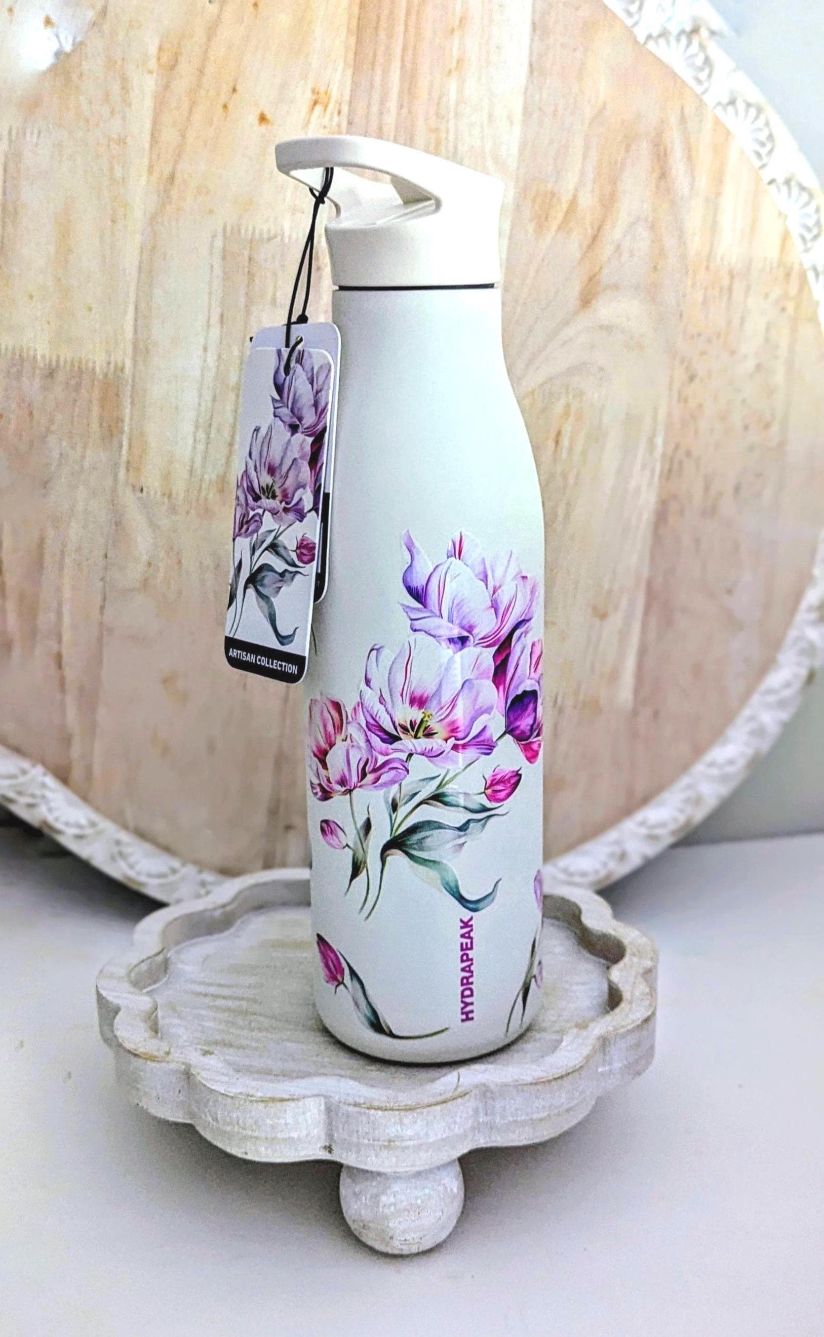 HydraPeak 水筒 花柄 Hydrapeak Floral Insulated Travel Mug Stainless Steel , Flower