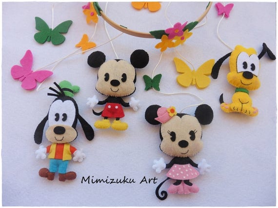 minnie mouse cot mobile