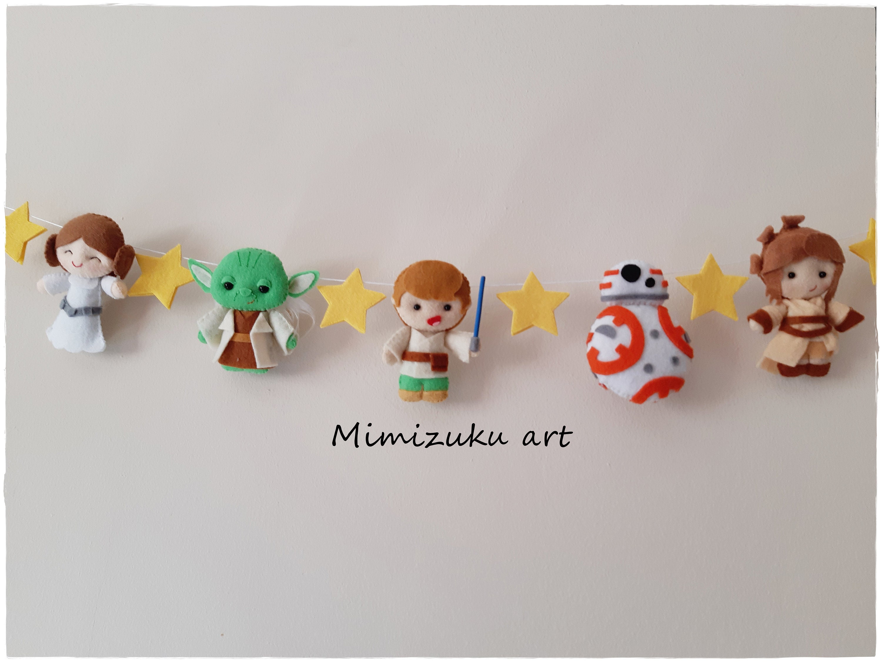 Star Wars Baby Garland Star Wars Felt Garland Felt Garland - Etsy