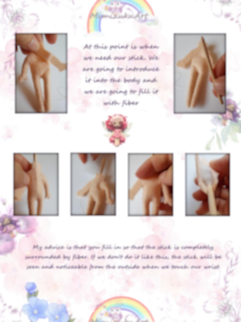 Green fairy pdf pattern Felt doll pattern Cute Fairy PDF Pattern garden fairies pattern Felt fairy pdf pattern tutorial pdf pattern