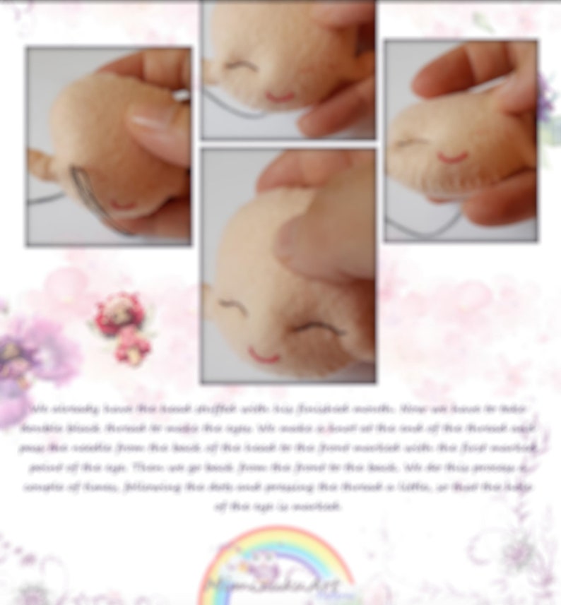 Green fairy pdf pattern Felt doll pattern Cute Fairy PDF Pattern garden fairies pattern Felt fairy pdf pattern tutorial pdf pattern