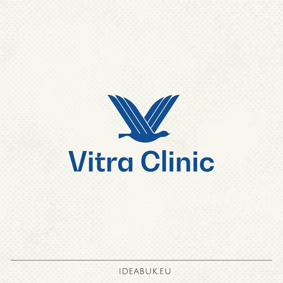 One Of A Kind Logo Flying Clinic Bird Logo Sparrow Logo V Etsy One Of A Kind Logo Flying Clinic Bird Logo Sparrow Logo V Etsy