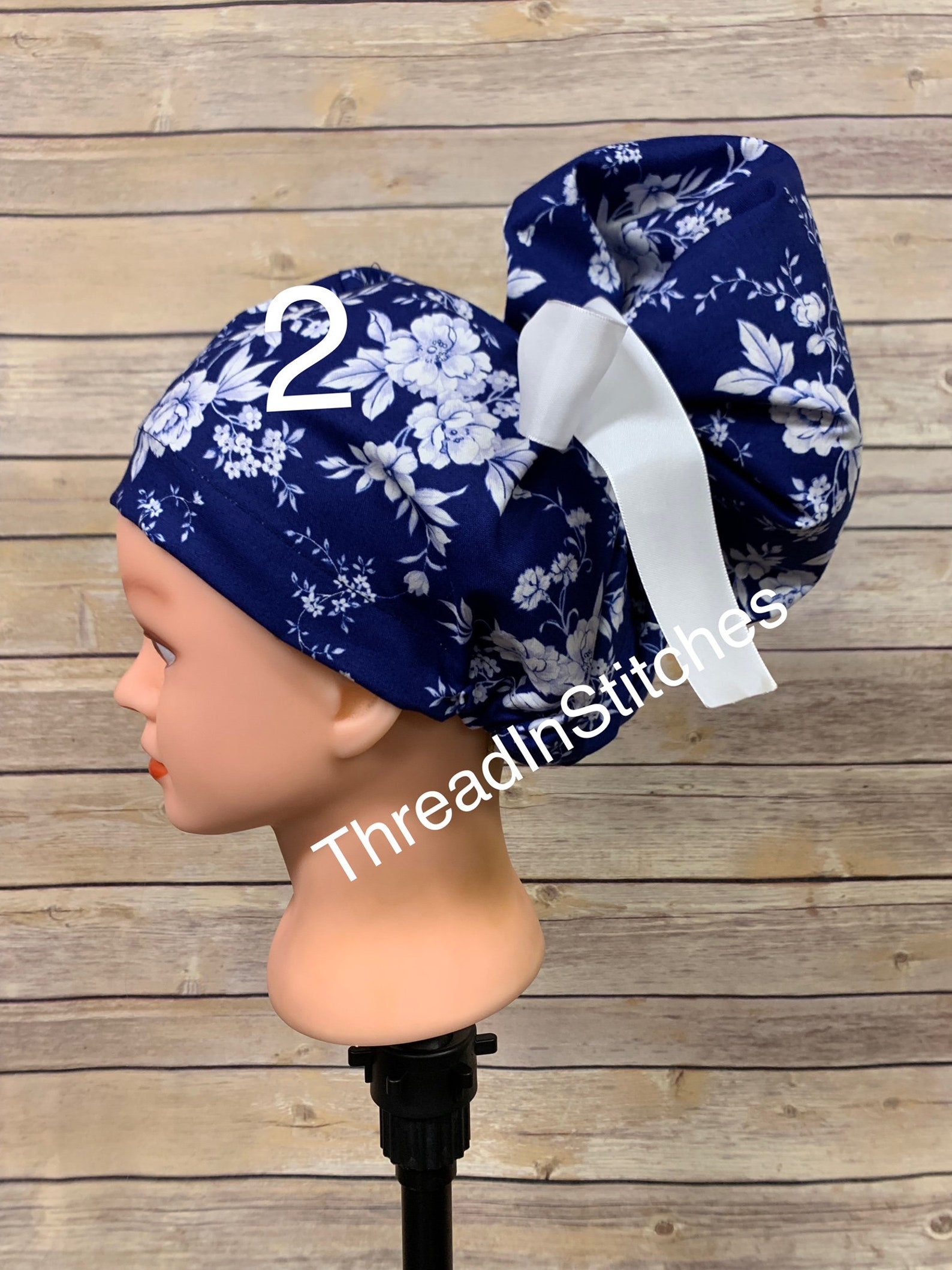 High Bun Scrub Cap Hat Bun Scrub Hat Etsy