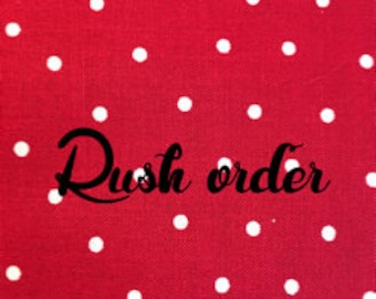 RUSH My Order SPOT