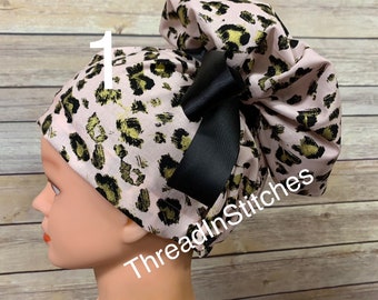 High Bun Scrub Cap Hat, Bun Scrub hat