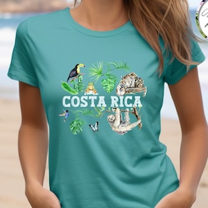 Pura Vida Costa Rica Shirt, Sloth Tshirt, Sleepy' Water Bottle