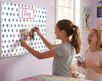 Custom Little Hearts Cork Board: Personalized Bulletin Board