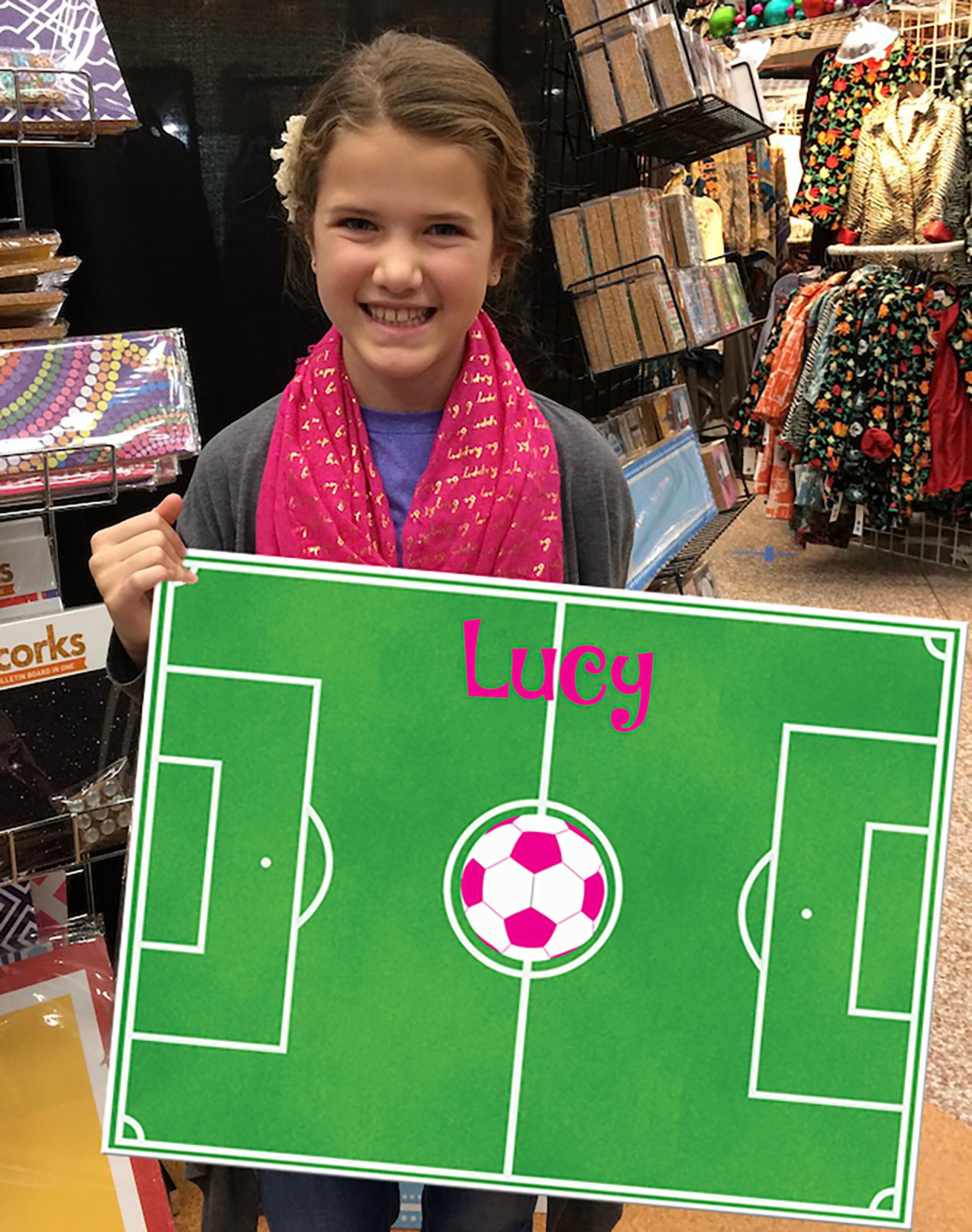 Soccer Field Cork Bulletin Boards Etsy Canada