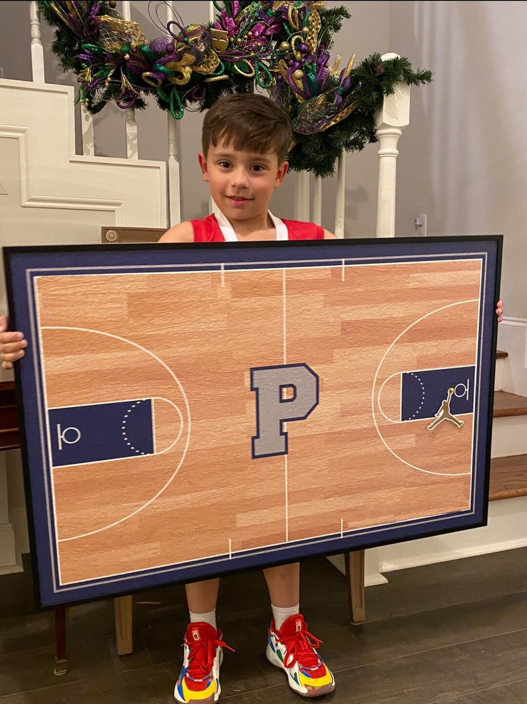 Basketball Court Cork Board Etsy