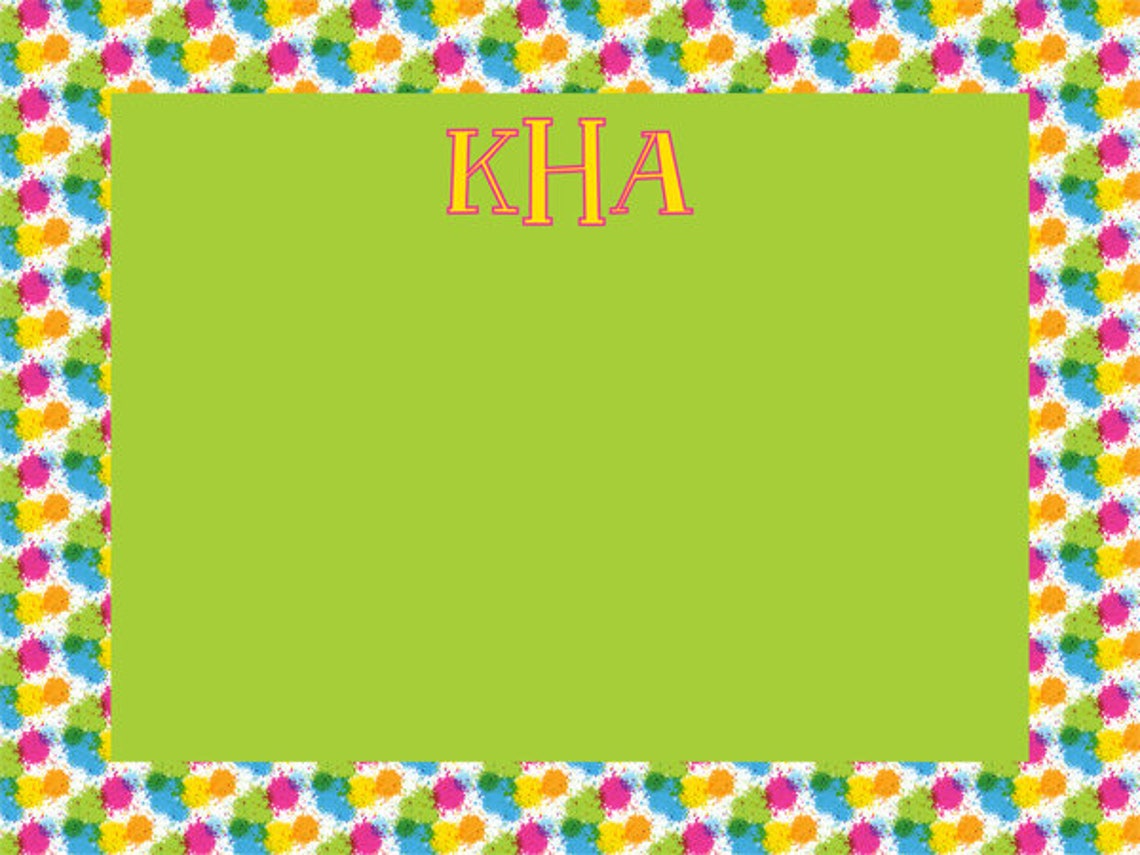 Personalized bulletin boards splatter design etsy