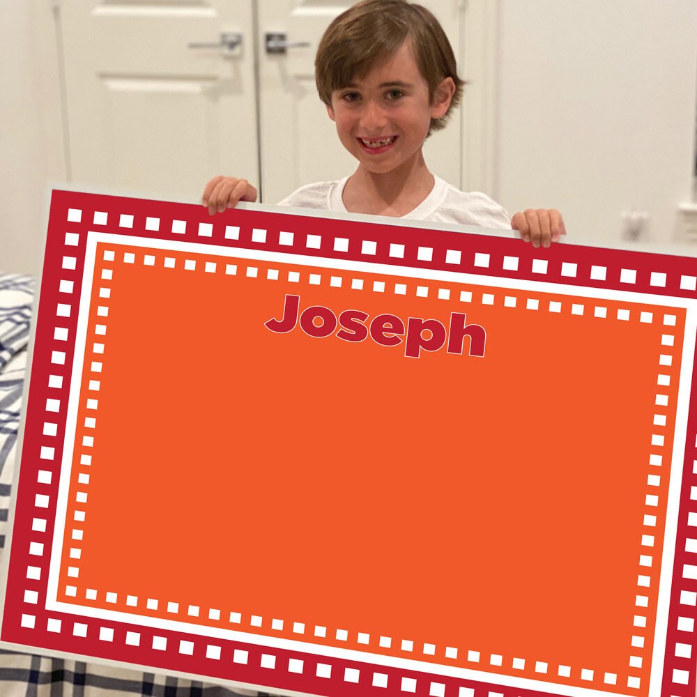 Personalized bulletin boards square border design etsy