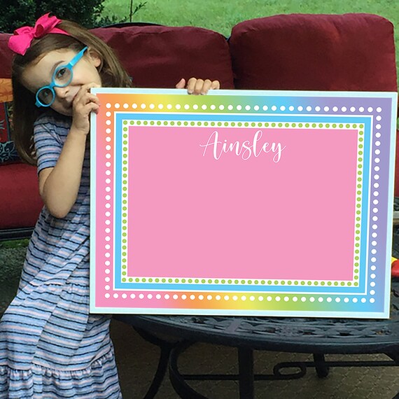 Personalized Bulletin Boards Dots Design Etsy