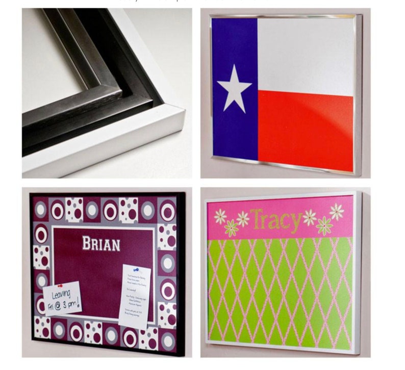 Personalized bulletin boards splatter design etsy