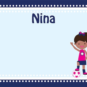 Soccer Star Cork Bulletin Board for Girls - Soccer Themed Pin Board, Notice Board
