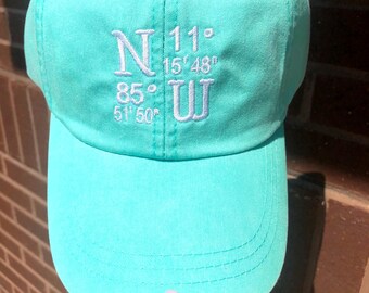 Gorras con bordado a juego - Elige tu propia gorra de béisbol con bordado a juego - Tu lugar feliz para el Día del Padre