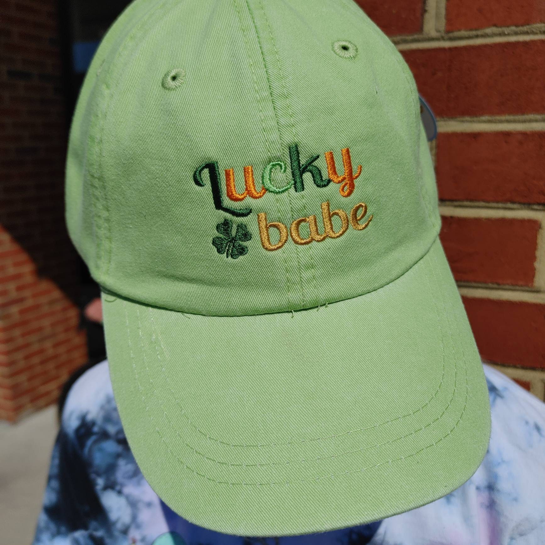 Lucky Brand Casquette de baseball trèfle pour femme avec fermeture