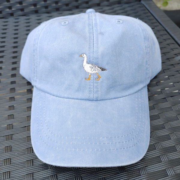 Embroidered Goose Cap - Farm Geese Hat - Mom Dad Wildlife Baseball Cap - Outdoor Camping Hat