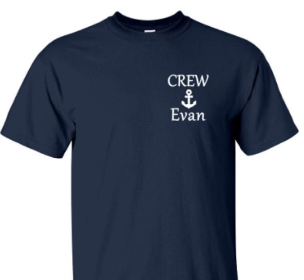 Captain ,first Mate, Crew Personalized Shirt - Custom Boaters Tees - Etsy