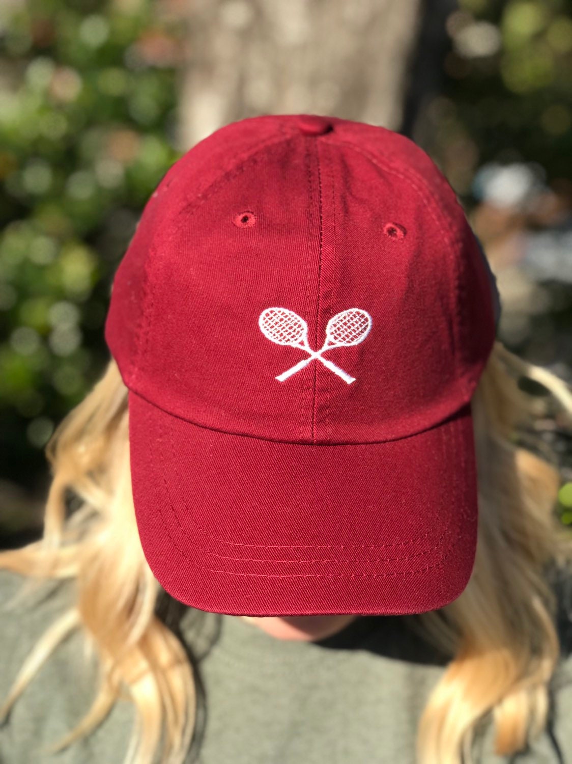 Tennis Racket Baseball Cap Tennis Hat 