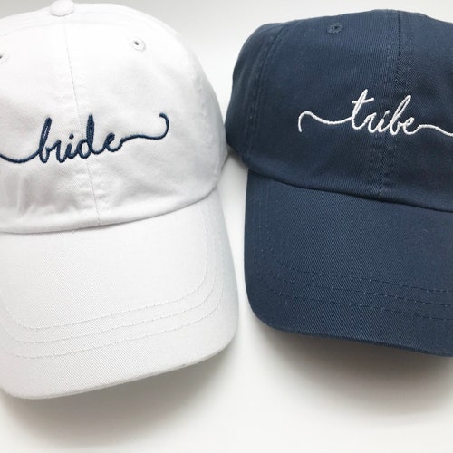 Bride Tribe Hats Bridal Party Caps Team 