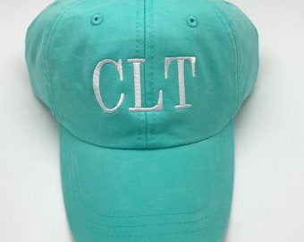 Embroidered Airport Code Baseball Cap - Choose your own airport code - ILM - BNA - LAX