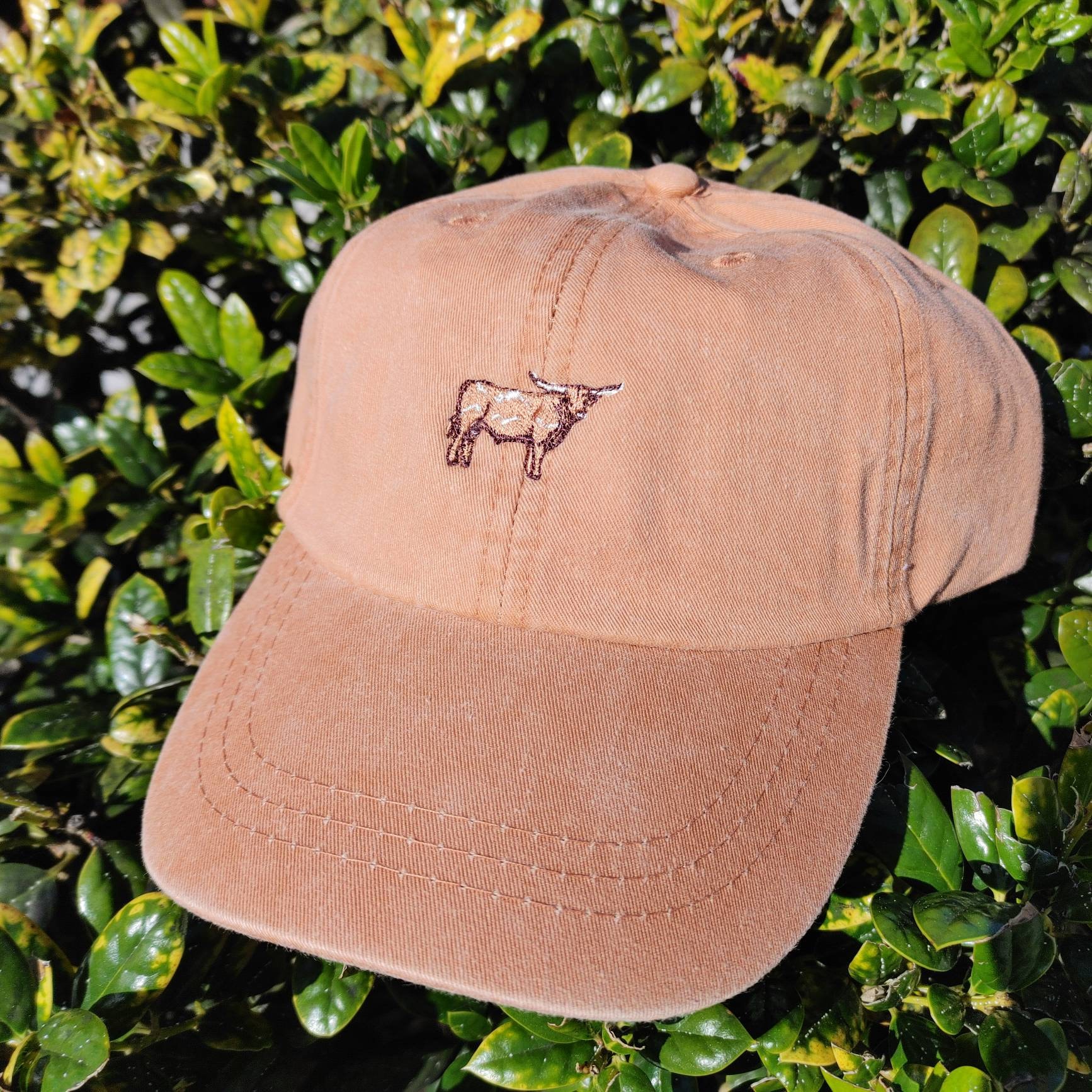 Great Gift - Unisex 100% Polyester Wide Brim Longhorn Cattle Cow