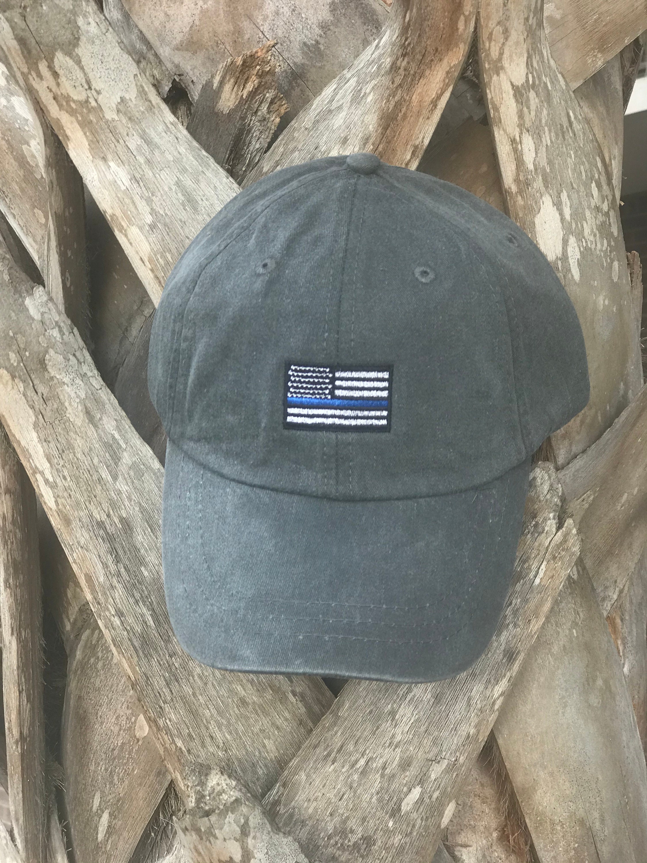 Thin Line Flag Hats Thin Blue Line Hats Baseball Hat - Etsy