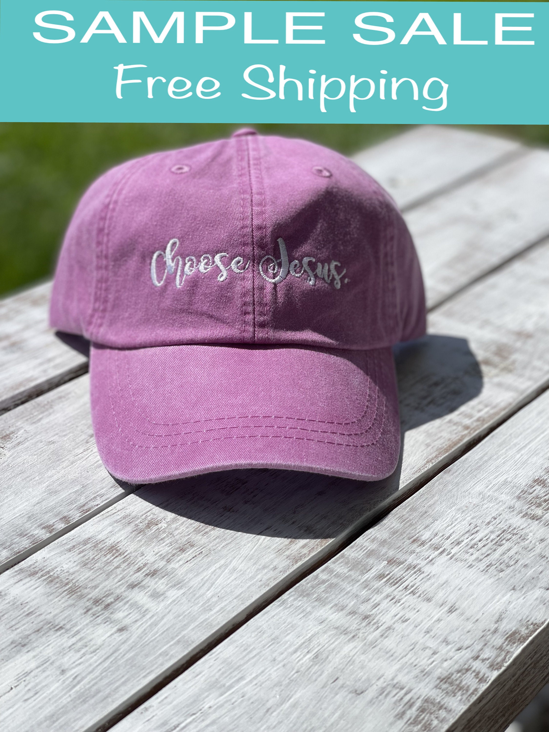 Cap Sample Sale Free Shipping Choose Jesus Hat - Etsy