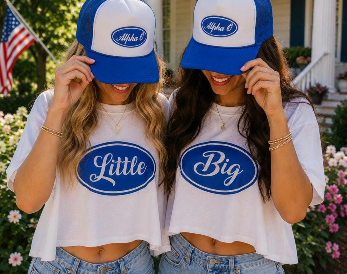 Alpha Kappa Alpha Crop Tops - Etsy