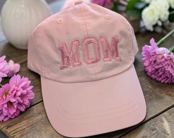 Embroidered Mama Baseball Cap, Garment Dyed Cotton Twill Hat