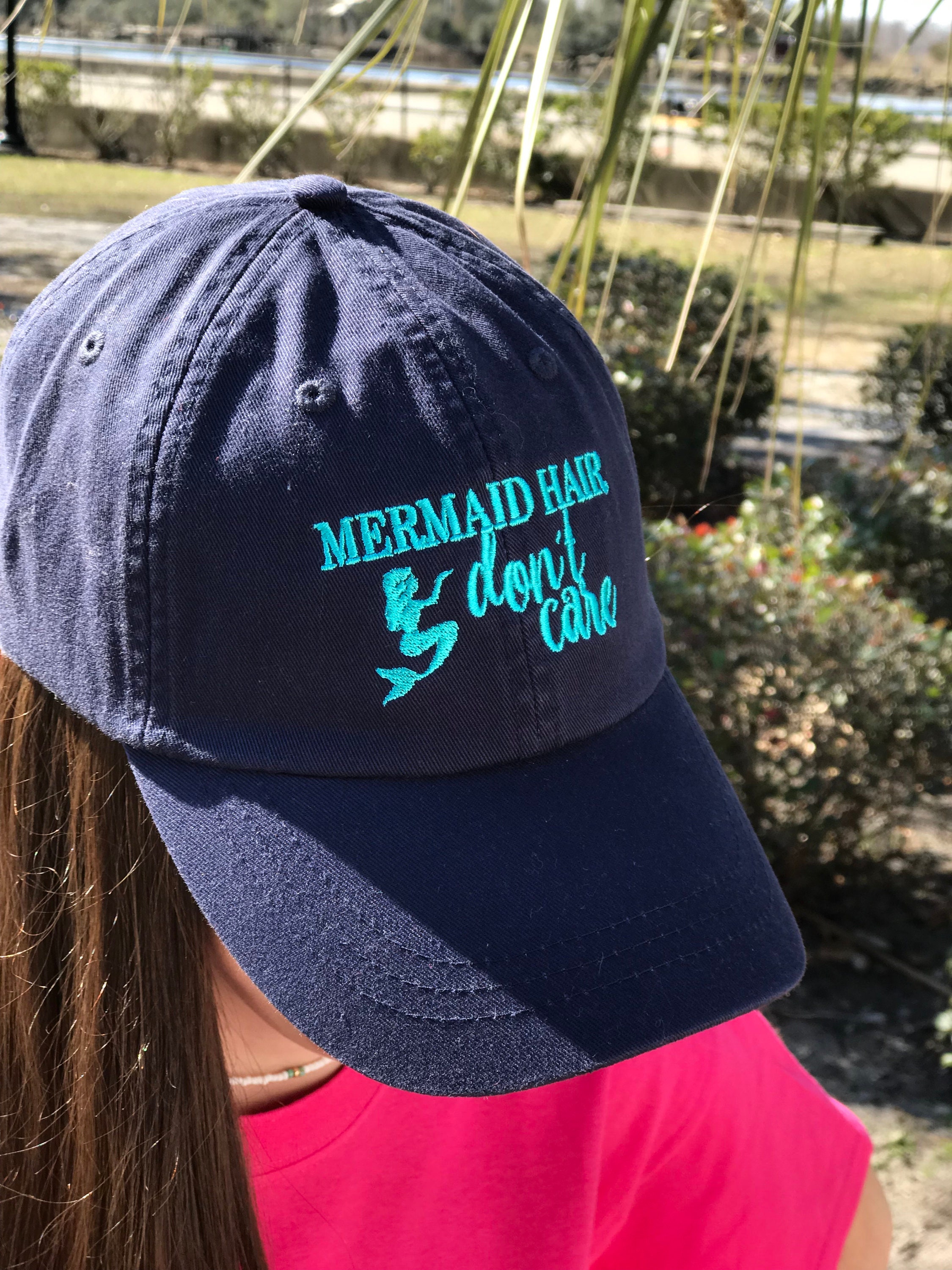 Boat Hair Don't Care Hat - Funny Embroidered Baseball Cap For Boating And Sailing