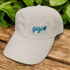 Embroidered Lower Left Mama, Gigi, Grandma, Mommy, Nana Baseball Cap - Mama Hat, Mimi Hat - Christmas Gift - Personalized Gifts - Custom Hat