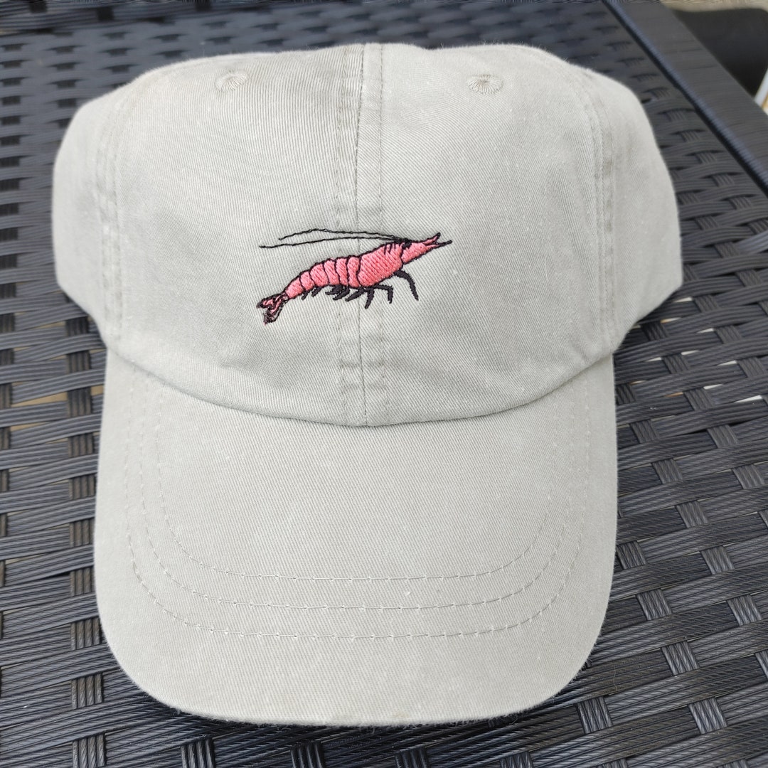 Embroidered Shrimp Cap Funny Shrimp Hat Mom Dad Wildlife Baseball Cap Outdoor Fishing Hat Etsy