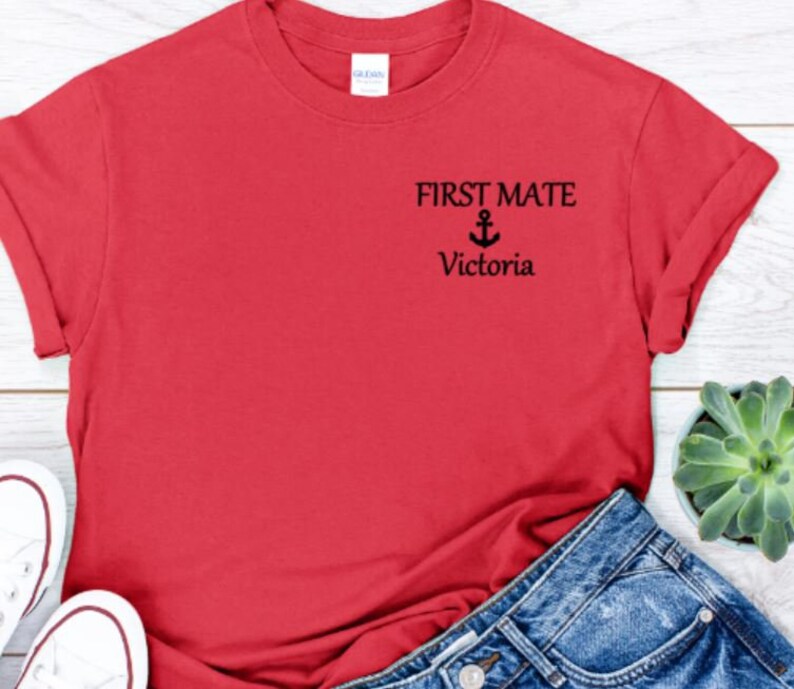 captain first mate t shirts