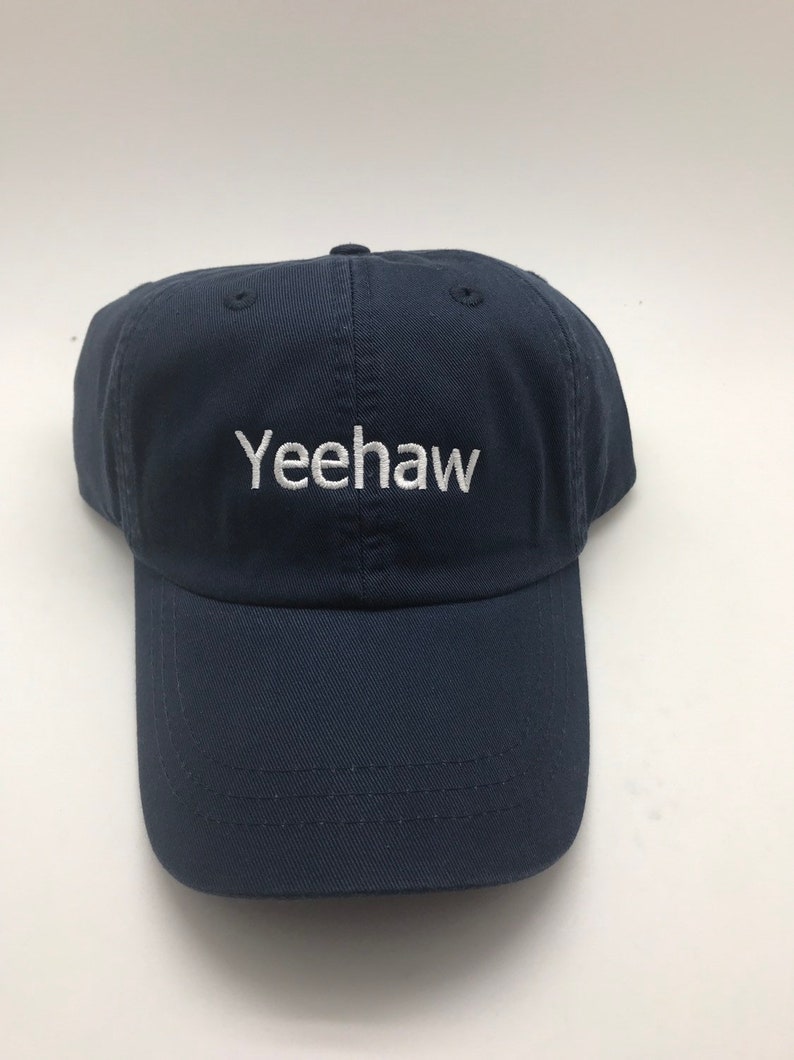Embroidered Custom Cap - Back To Basics BLOCK Baseball Cap - Dad Hat - Block Font - Custom Hat Father's Day image 5