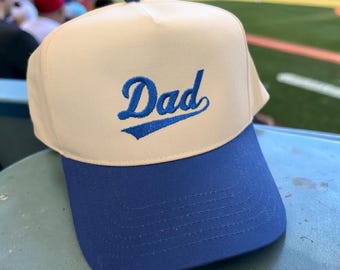 Embroidered Canvas Dad Cap - Baseball Fishing Grandpa Summer Time Gift