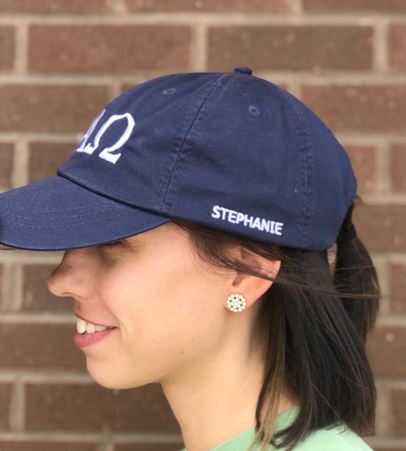 Side of Cap Embroidery ADD ON Etsy