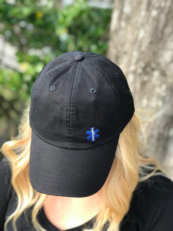 Lower Left EMS Star of Life Baseball Cap