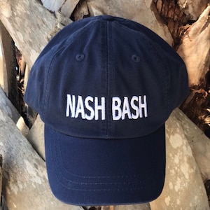 Embroidered NASH BASH Cap - Nashville - Bachelor Bachelorette Party Hats- Spring Break Cap