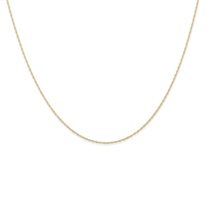 14k Or Rose Sur Argent Sterling Rond Diamants By The Yard Collier