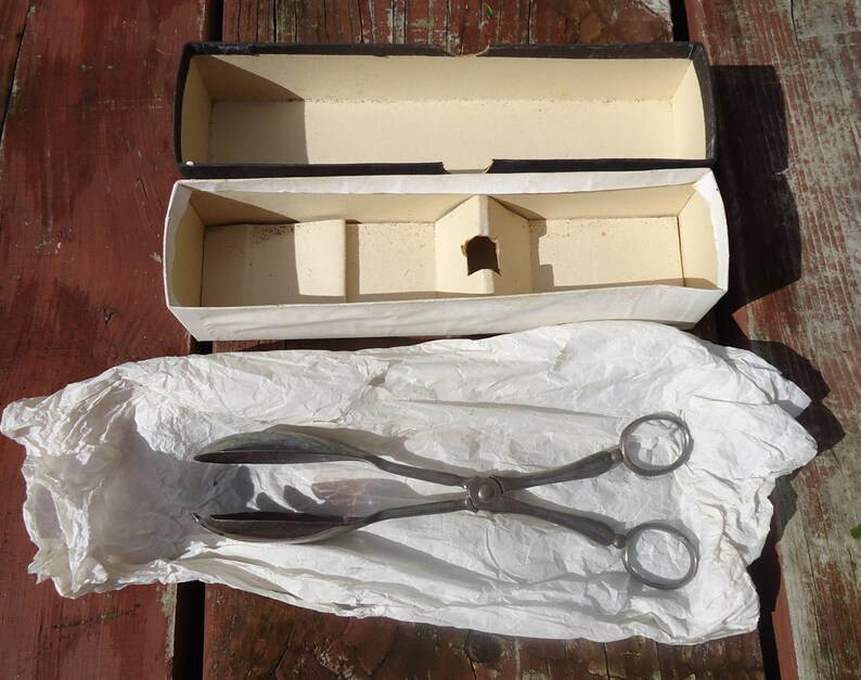 England in Original Box c /& Sons Ltd Don Universal Salad and Serving Tongs Made by Cooper Bros 1930s