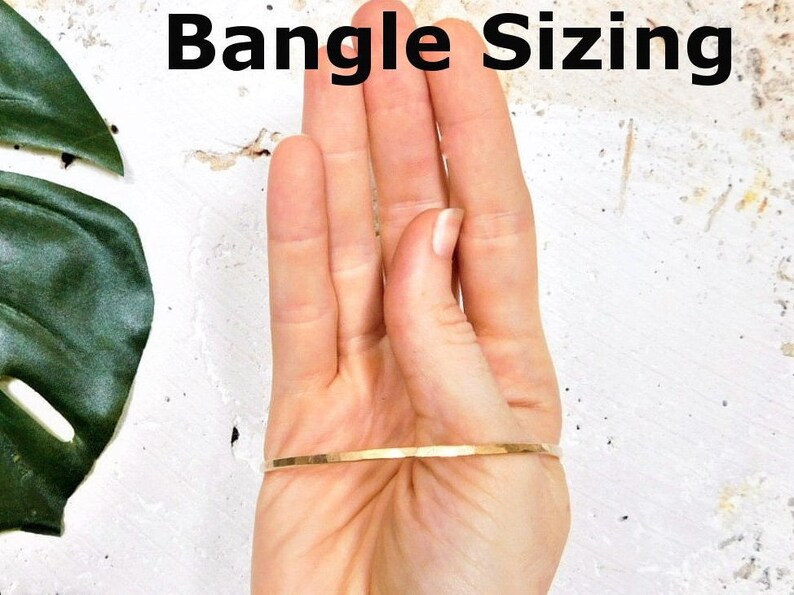 How to Measure Your Bangle Size Etsy
