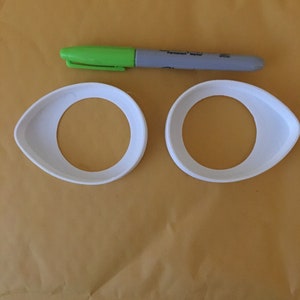 3D Printed (Classic) Follow Me Fursuit Eye Blanks