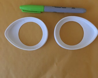 3D Printed (Classic) Follow Me Fursuit Eye Blanks