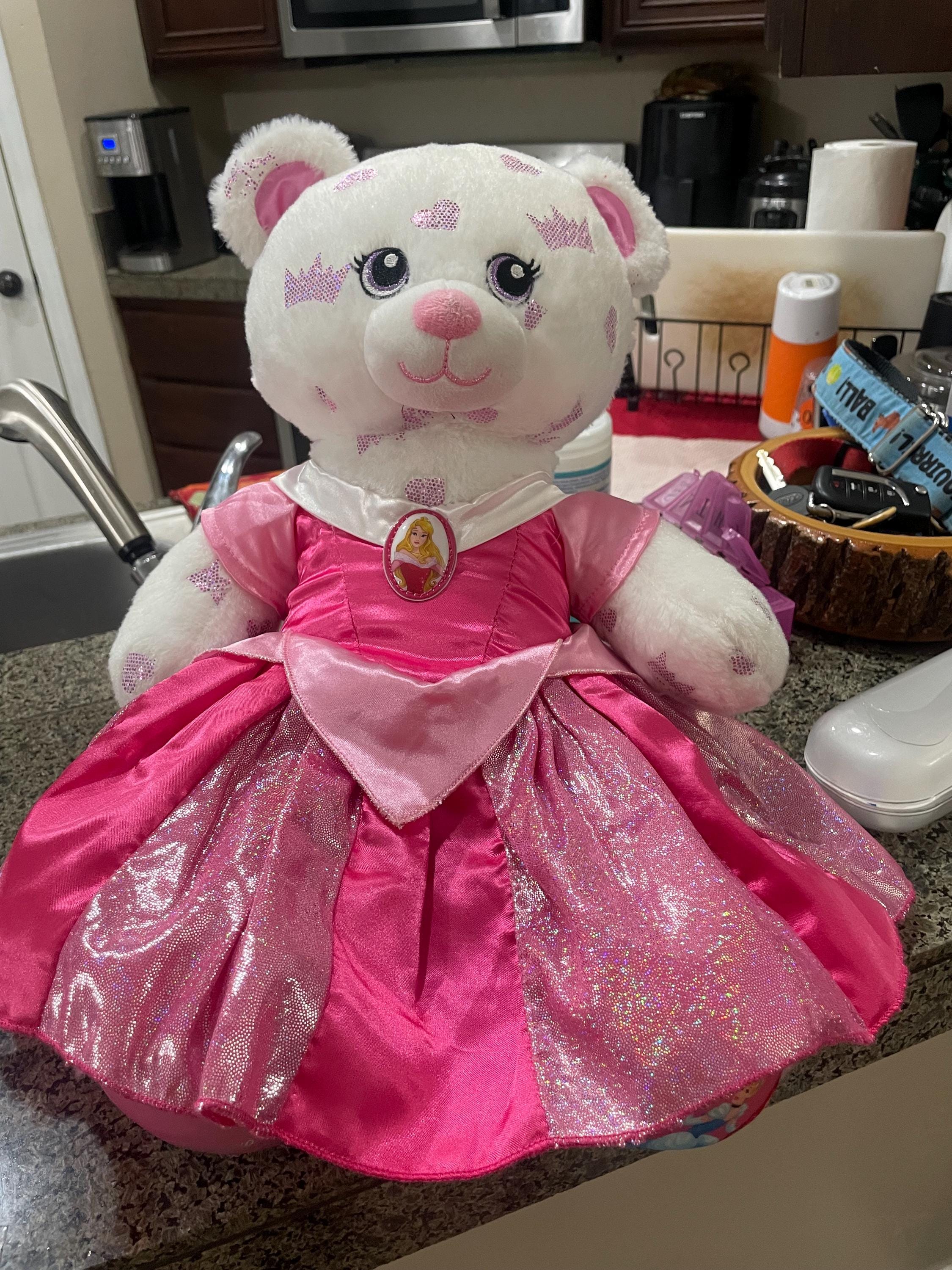 Build A Bear Disney Princess Plush  Limited Edition Aurora Dress - Etsy