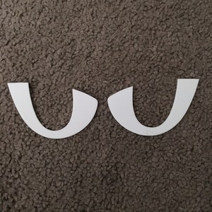 Laser Cut Fursuit Eye (Whites)