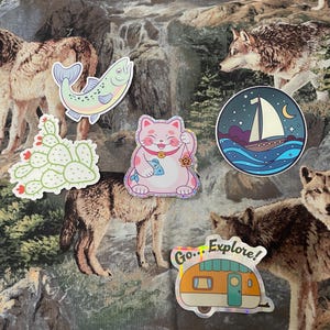 Sacola de adesivos fofos, sacola de adesivos misteriosos fofos kawaii, pacote de adesivos misteriosos, pacote de adesivos aleatórios, sacola de adesivos, pacote de adesivos fofos